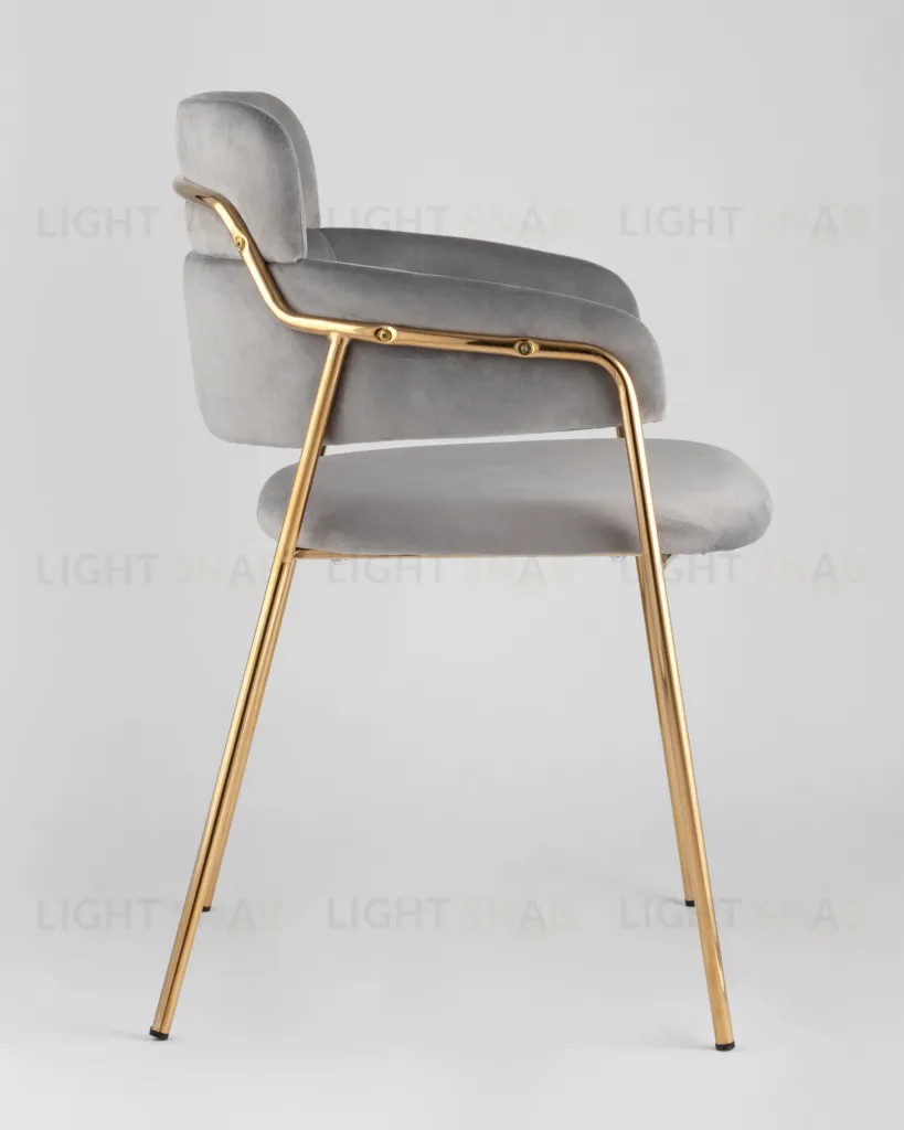 Стул Полин светло-серый 2 шт УТ000037534