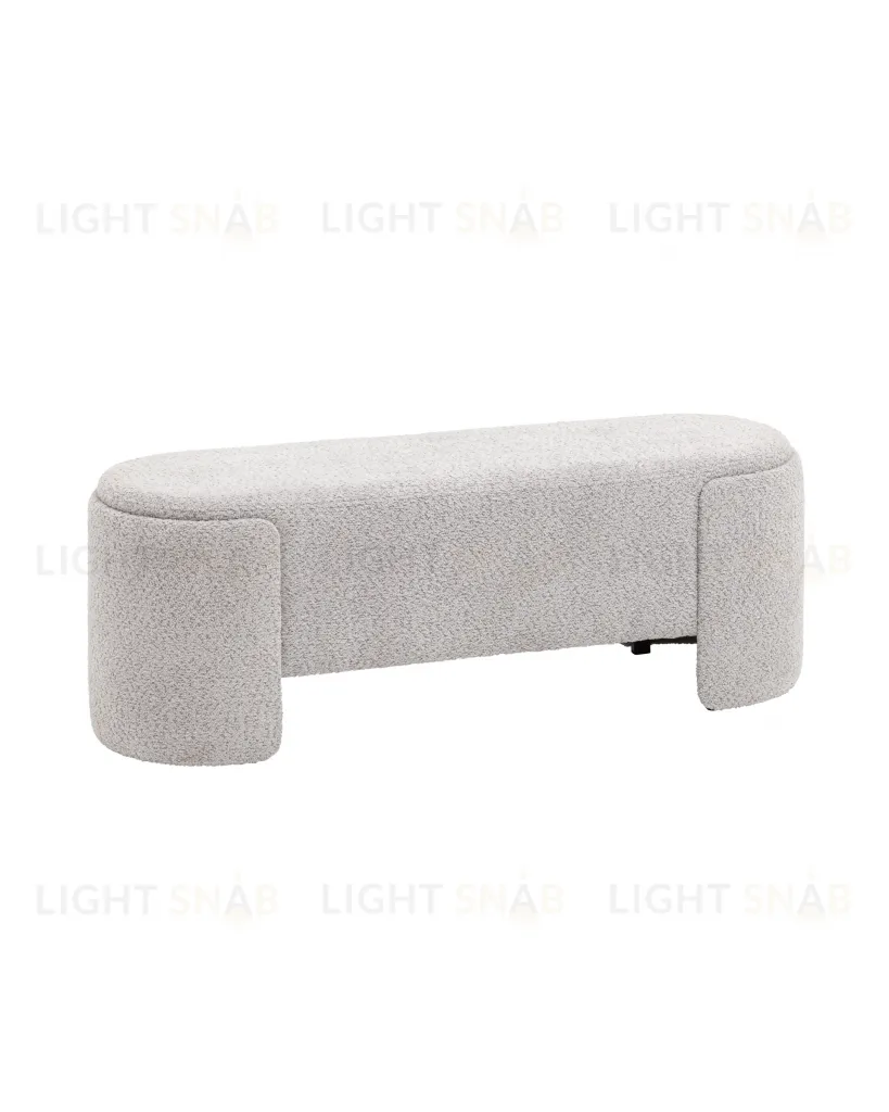 Банкетка Taks букле светло-серый УТ000039117
