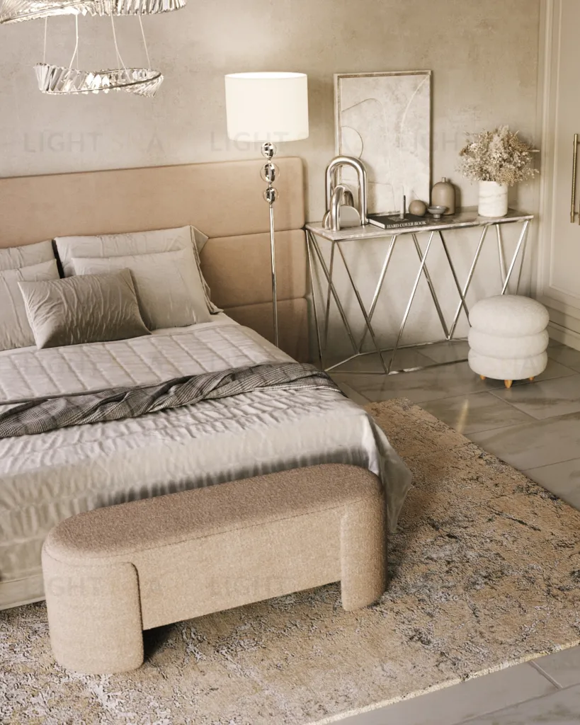 Банкетка Taks букле капучино УТ000039116