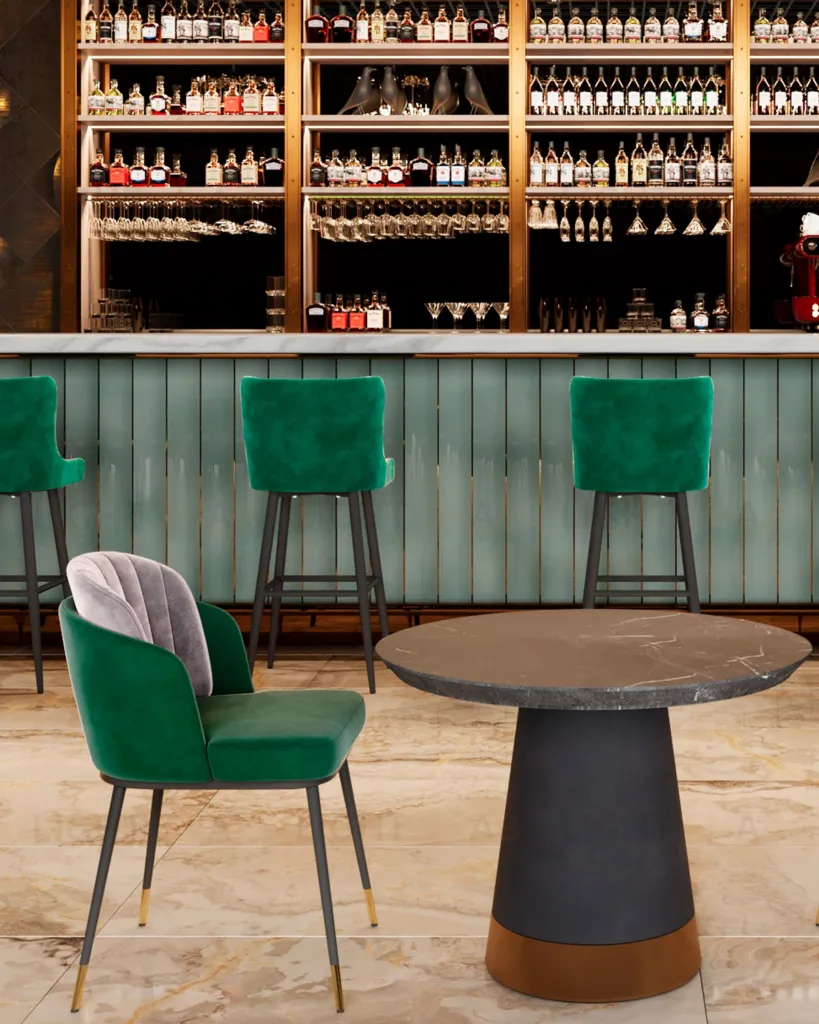 Стул Пенелопа зеленый 2 шт УТ000037526