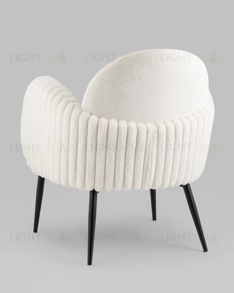Кресло Wave Stripes букле белый УТ000038941