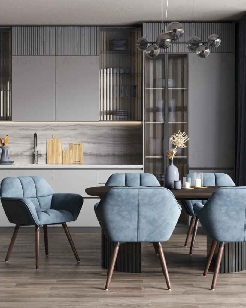 Кресло Брайан глубокий синий NC УТ000038902