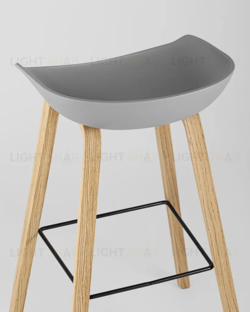 Стул барный LIBRA СЕРЫЙ 2 шт УТ000038345