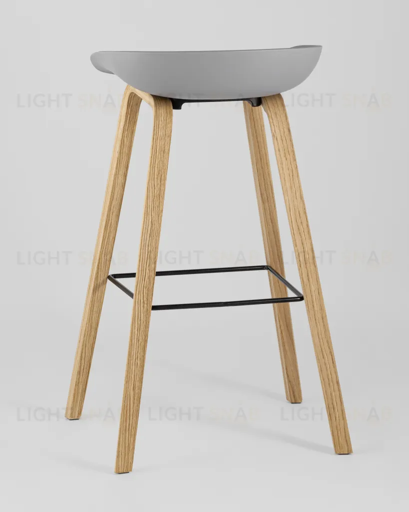 Стул барный LIBRA СЕРЫЙ 2 шт УТ000038345