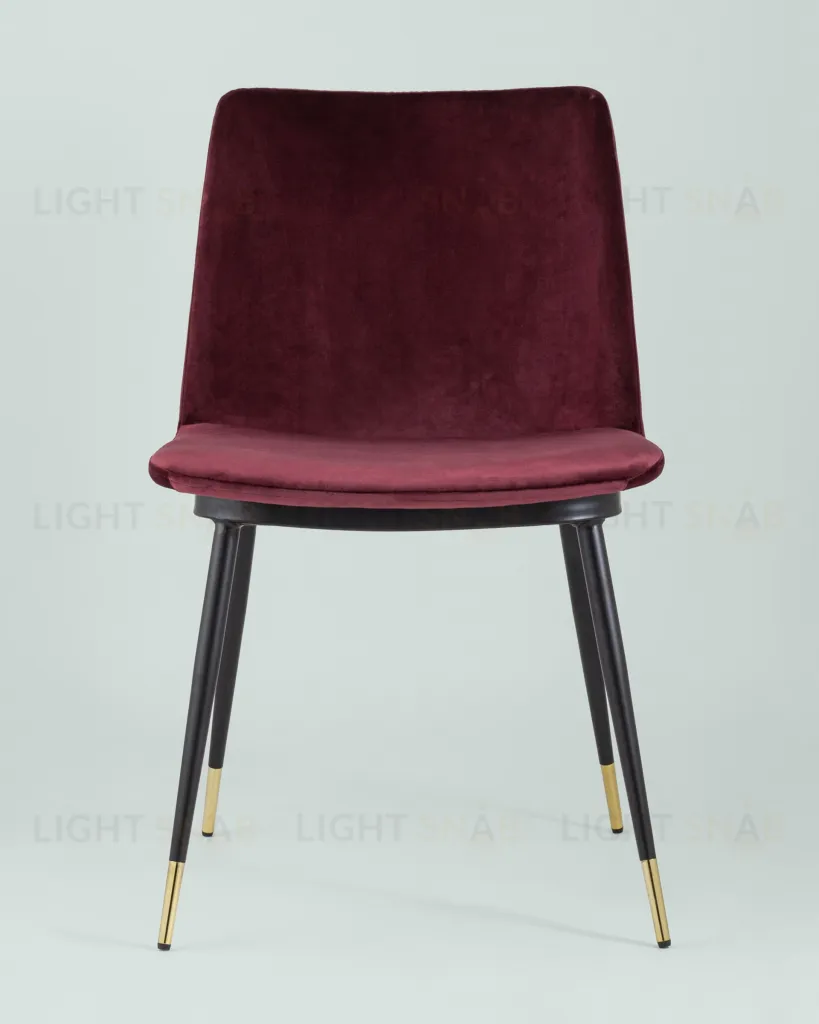 Стул Мелисса велюр бордовый 2 шт УТ000037474