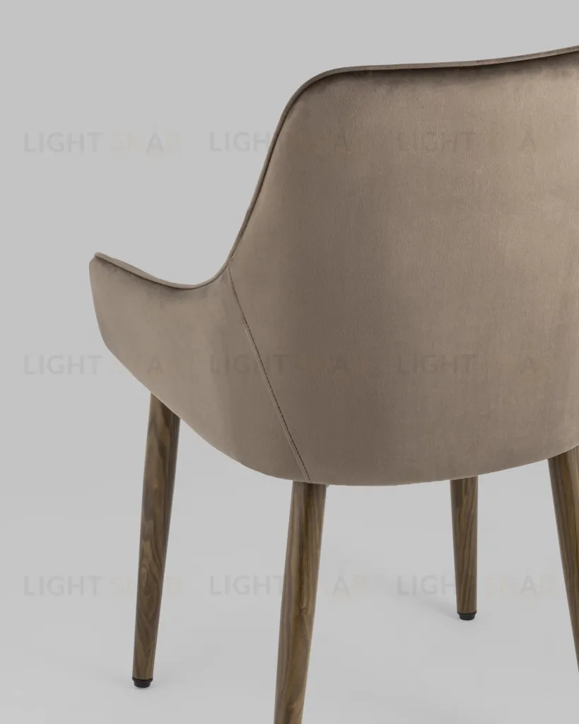 Стул Диана велюр коричневый 4 шт УТ000037403