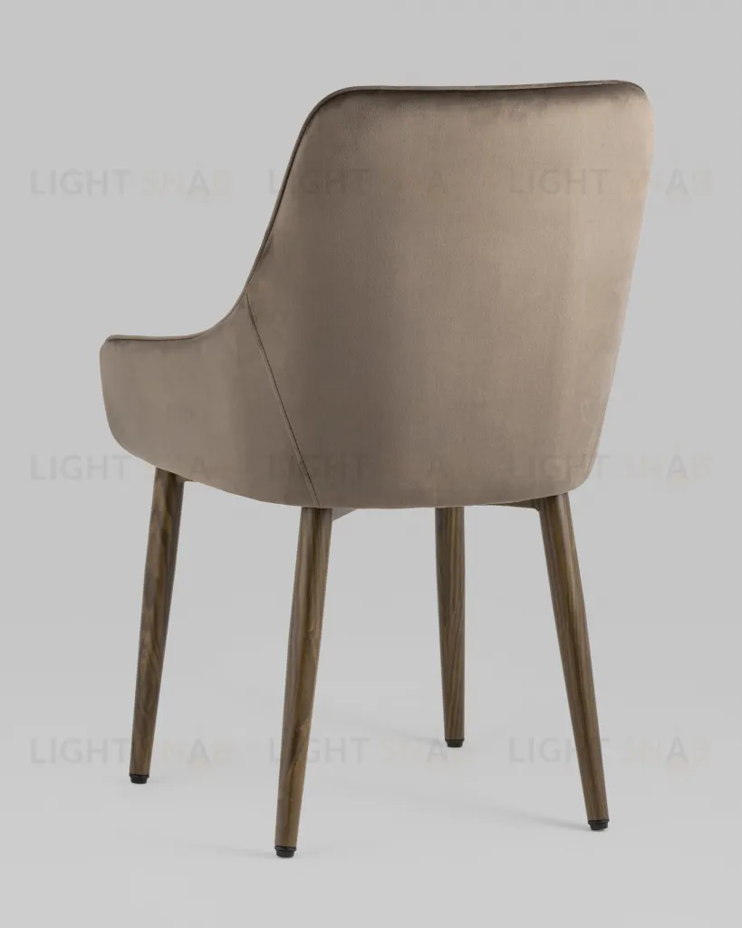 Стул Диана велюр коричневый 4 шт УТ000037403