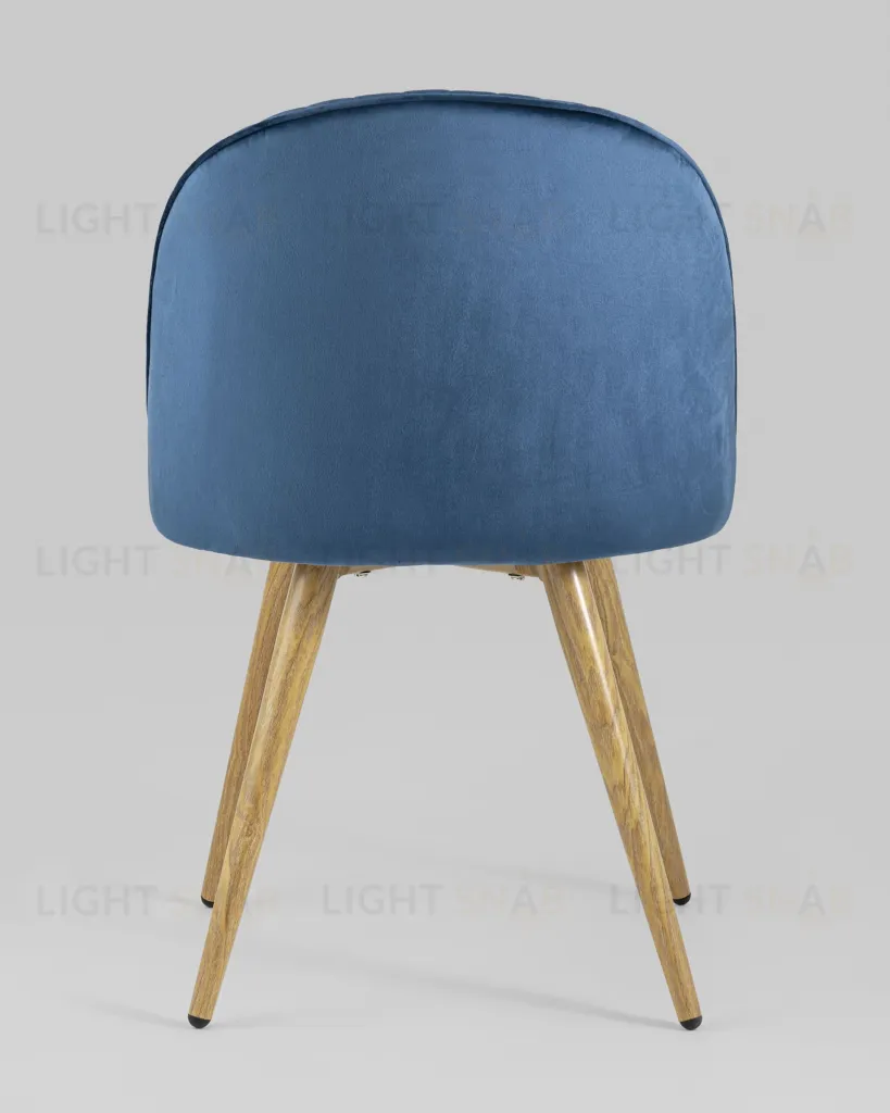 Стул Лион Страйпс велюр голубой 4 шт УТ000037452