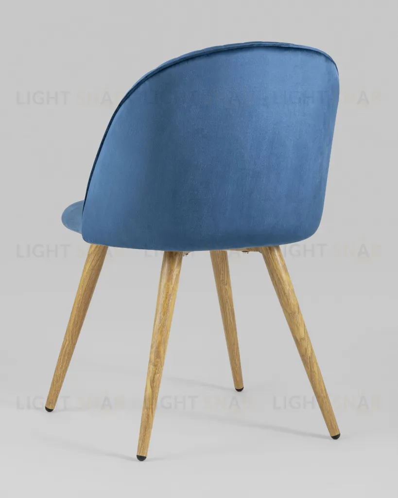 Стул Лион Страйпс велюр голубой 4 шт УТ000037452