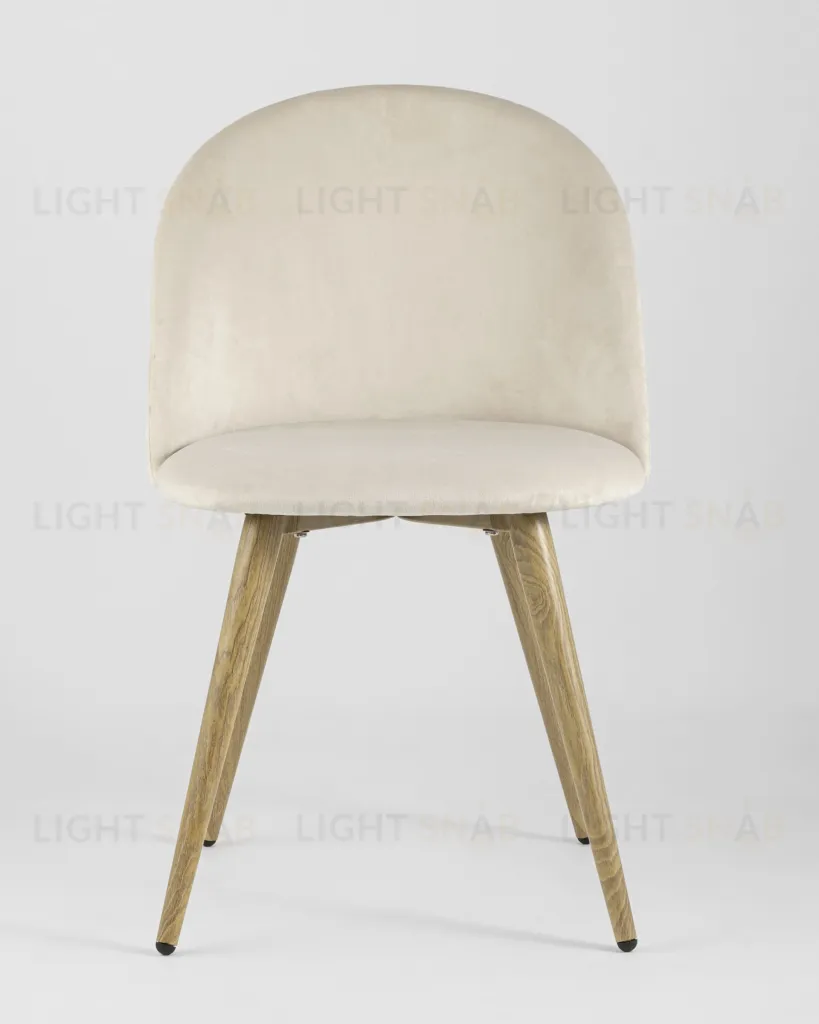 Стул Лион велюр кремовый 4 шт УТ000037447