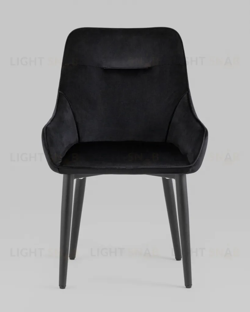 Стул Диана велюр черный 4 шт УТ000037421