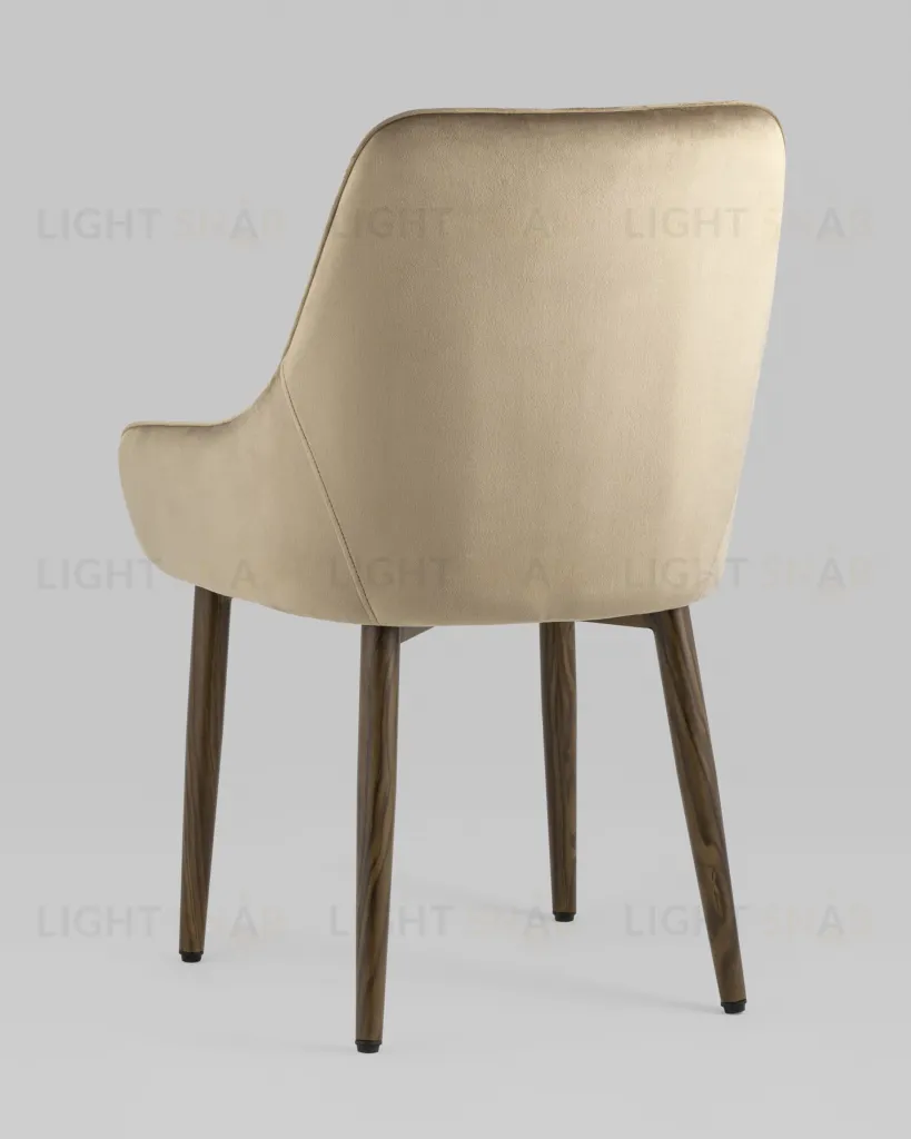 Стул Диана велюр бежевый 4 шт УТ000037399