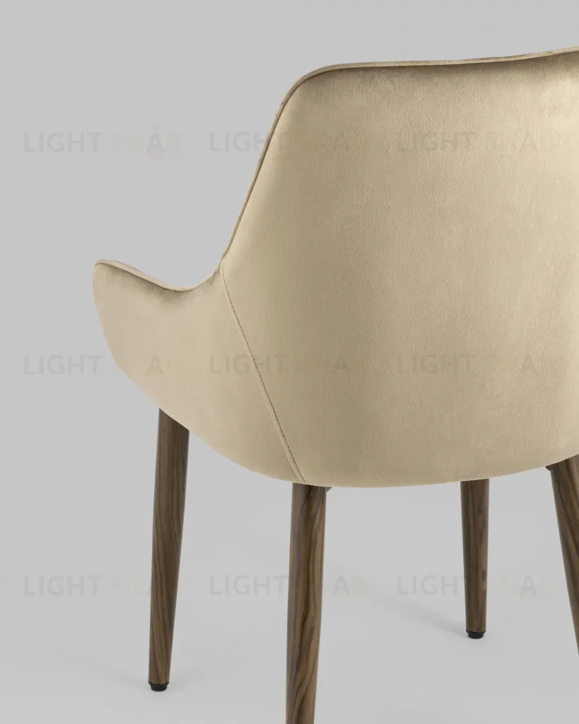 Стул Диана велюр бежевый 4 шт УТ000037399