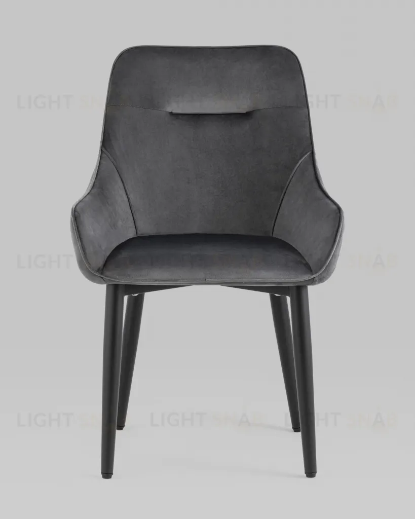 Стул Диана велюр серый 4 шт УТ000037413