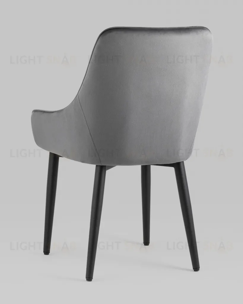 Стул Диана велюр серый 4 шт УТ000037413
