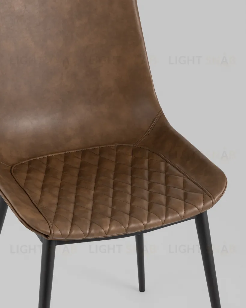 Стул TEXAS экокожа коричневый 2 шт. УТ000037294