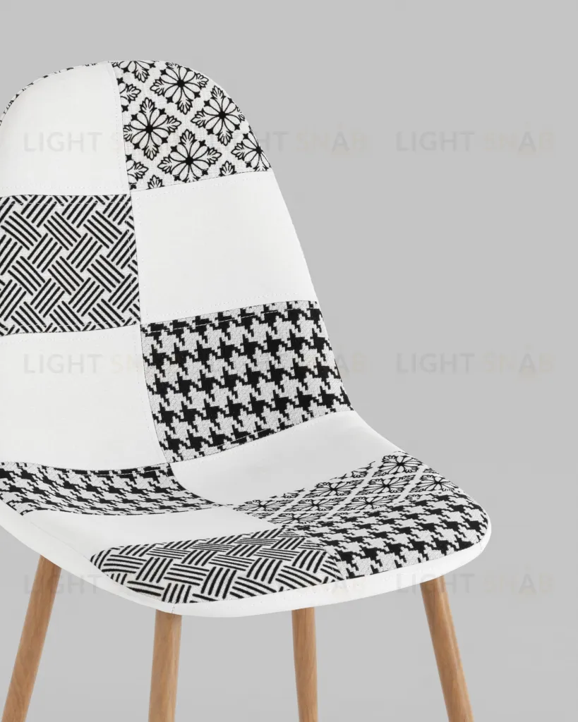 Стул Валенсия SN пэчворк черно-белый 4 шт УТ000037337