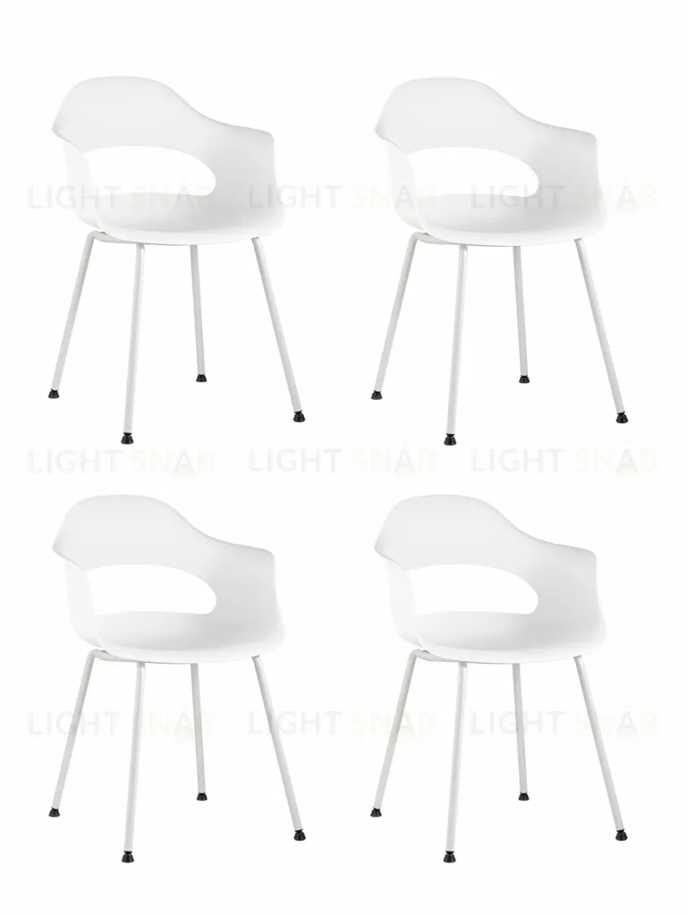 Стул Lady пластик белый 4 шт. УТ000037269