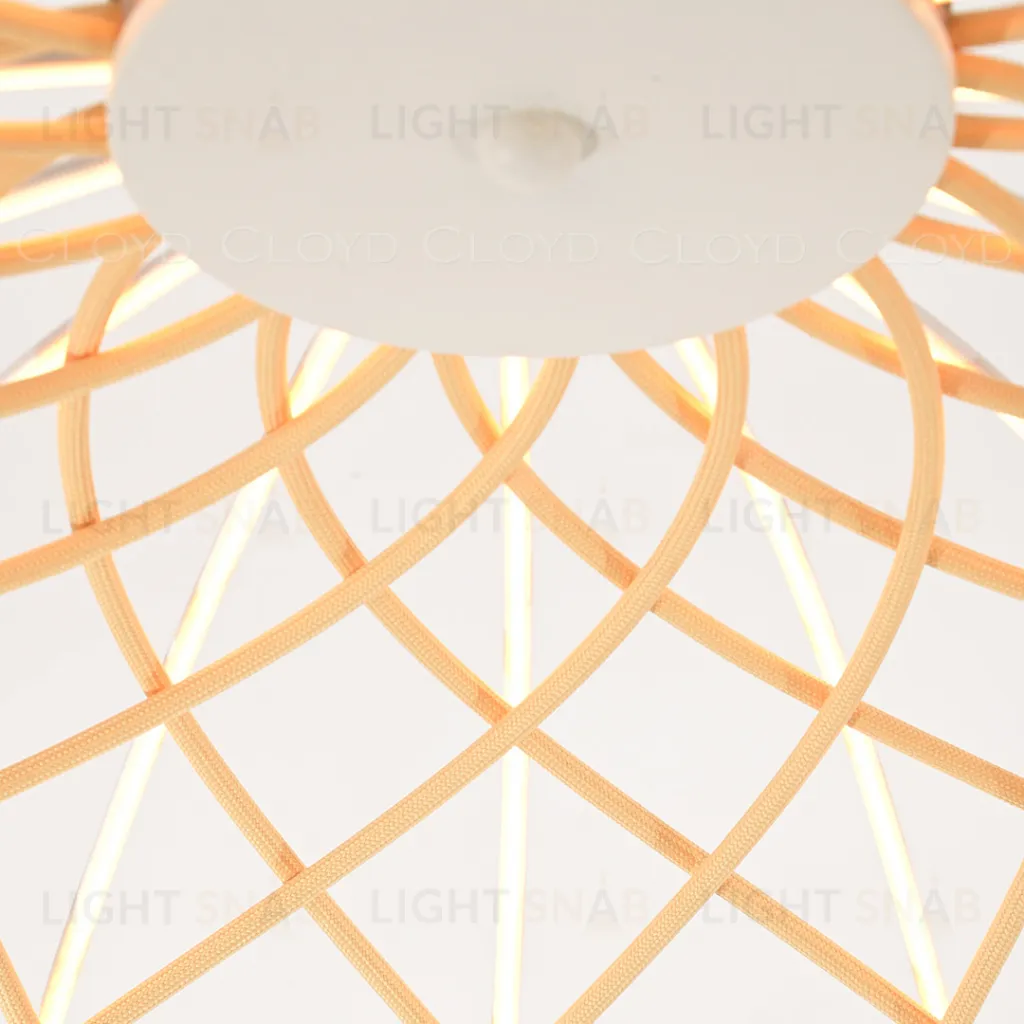  Люстра Cloyd COCKLICO C1 / Ø60 см - желтый - белый (арт.11412)  11412