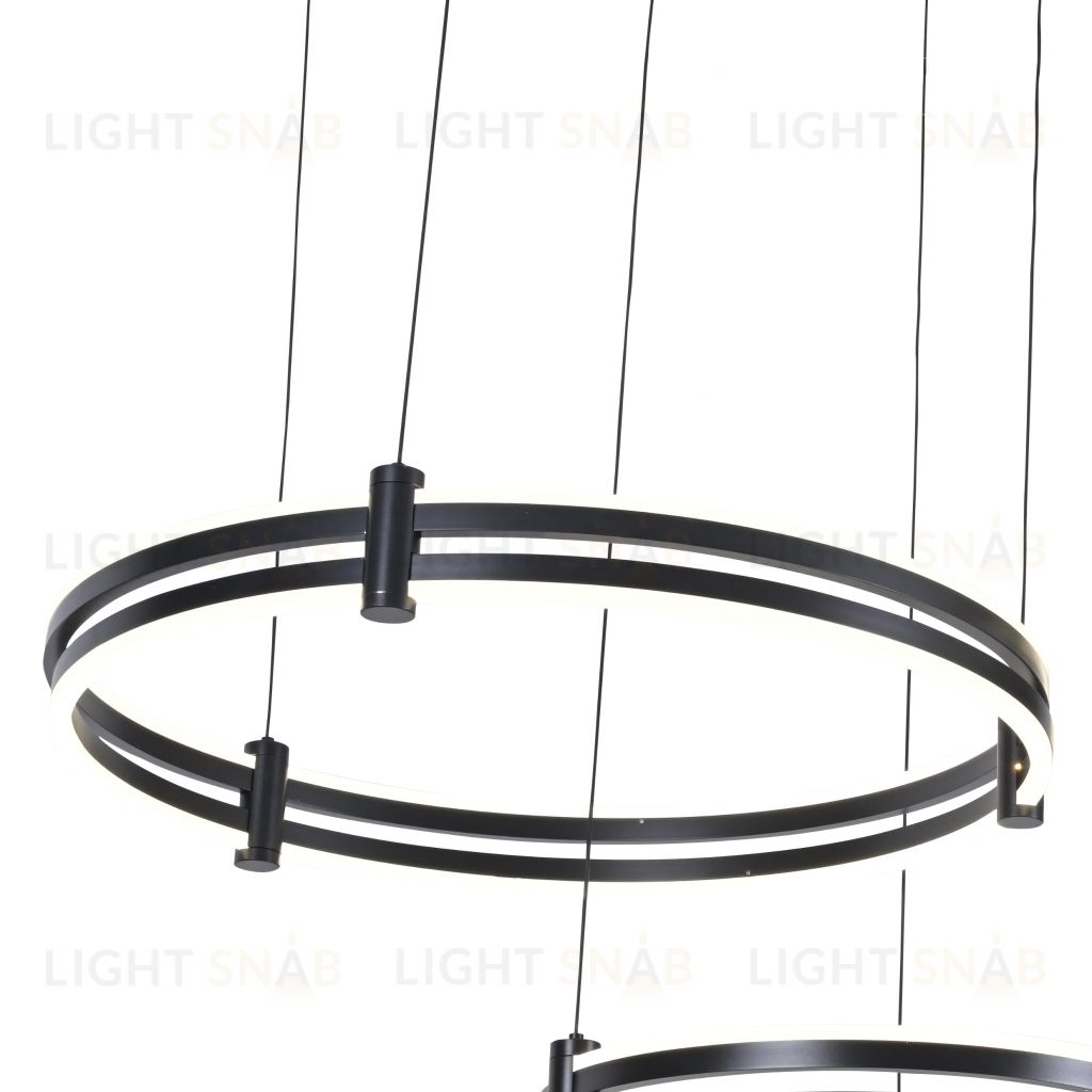 Подвесной светильник Zortes DUBLE-R ZRS.27510.03, Мощность - 228Вт, Тип лампы: LED, В -1500мм/350мм / Ш - Ø400мм+600мм+800мм ZRS.27510.03