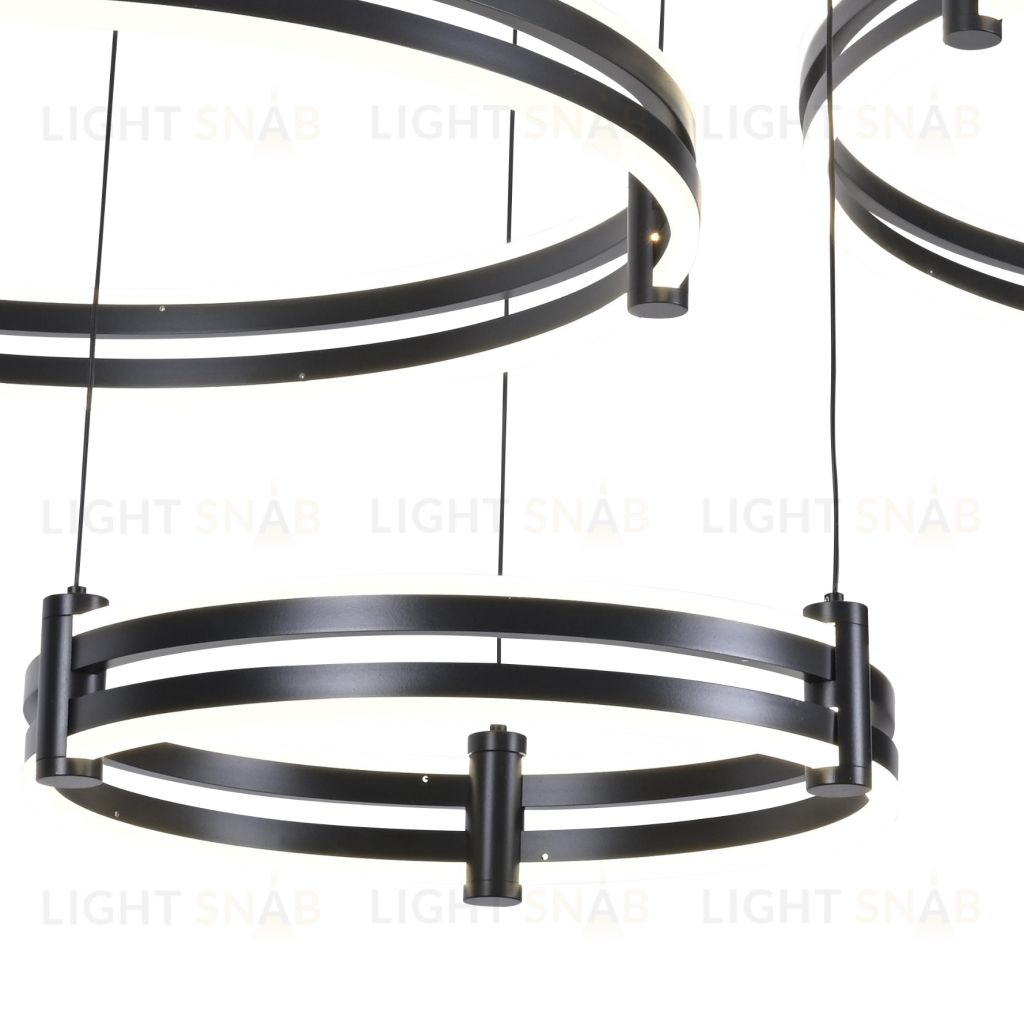 Подвесной светильник Zortes DUBLE-R ZRS.27510.03, Мощность - 228Вт, Тип лампы: LED, В -1500мм/350мм / Ш - Ø400мм+600мм+800мм ZRS.27510.03