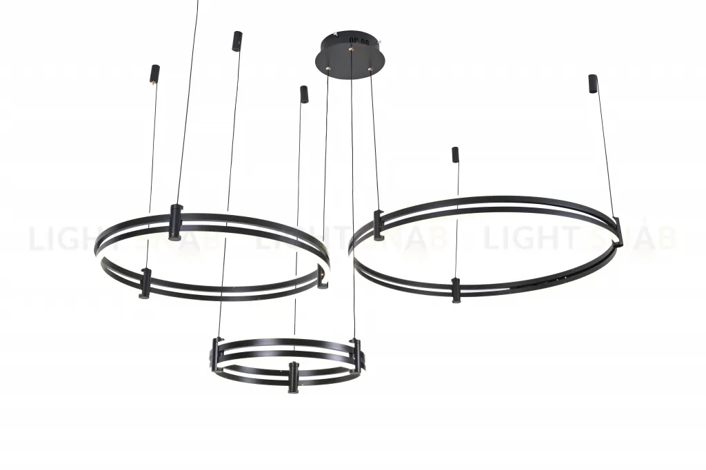 Подвесной светильник Zortes DUBLE-R ZRS.27510.03, Мощность - 228Вт, Тип лампы: LED, В -1500мм/350мм / Ш - Ø400мм+600мм+800мм ZRS.27510.03