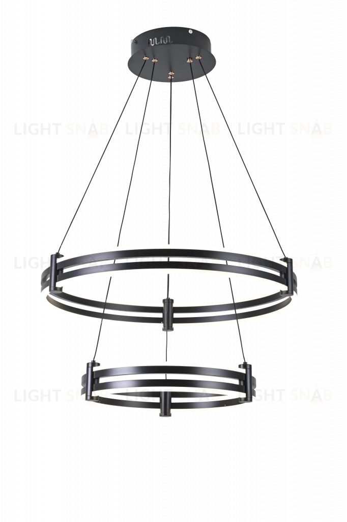 Подвесной светильник Zortes DUBLE-R ZRS.30514.09, Мощность - 125Вт, Тип лампы: LED, В -1500мм/350мм / Ш - Ø400мм+600мм ZRS.30514.09