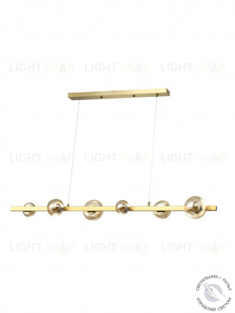 Люстра  подвесная ZORTES FRITTO ZRS.1215.06, Мощность - 24Вт, Тип лампы: LED, В -1650мм / Ш - 1200мм / Г - 120мм ZRS.1215.06