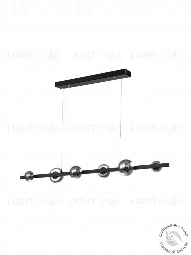 Люстра  подвесная ZORTES FRITTO ZRS.1888.06, Мощность - 24Вт, Тип лампы: LED, В -1650мм / Ш - 1200мм / Г - 120мм ZRS.1888.06