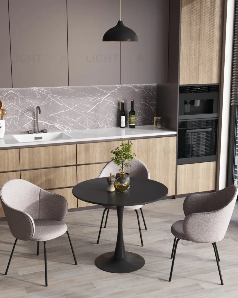 Стул обеденный Echo светло-серый УТ000038599