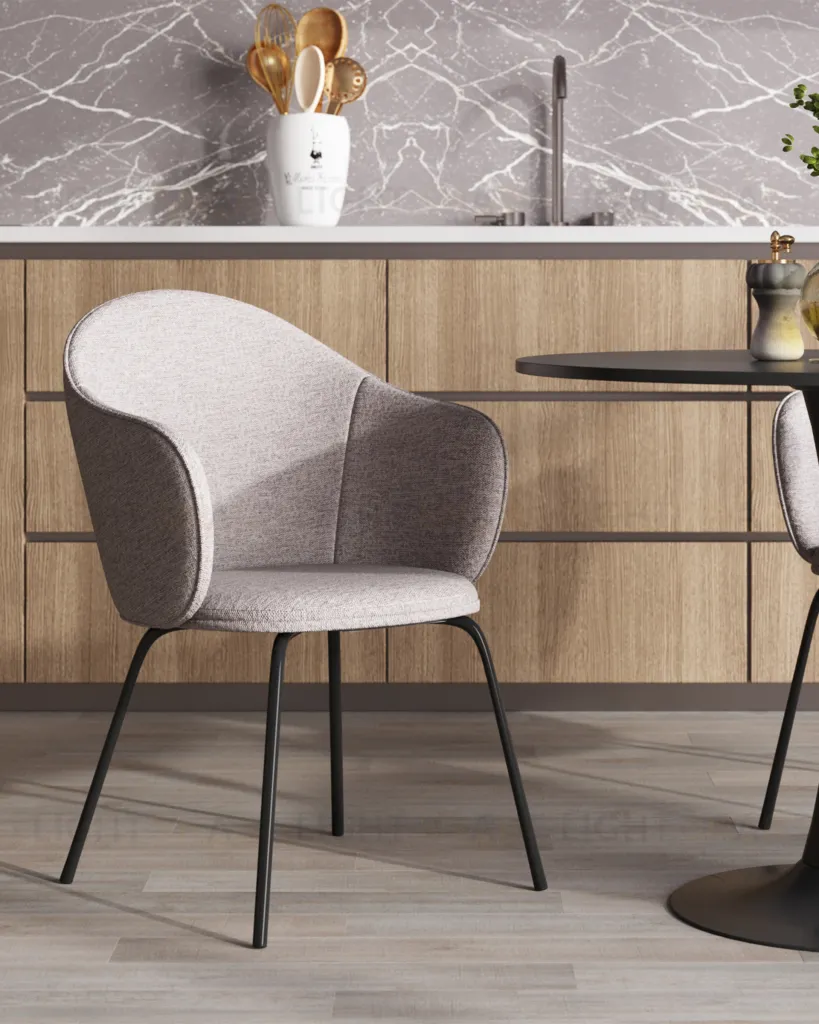 Стул обеденный Echo светло-серый УТ000038599