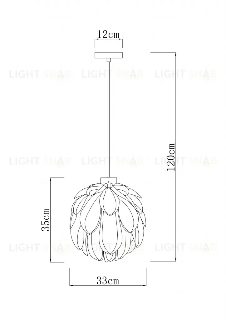 Светильник подвесной Moderli V11014-P Flake УТ000038662