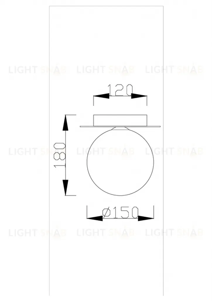 Настенно-потолочный светильник Moderli V2058-P Covey 1*G9*5W УТ000017204