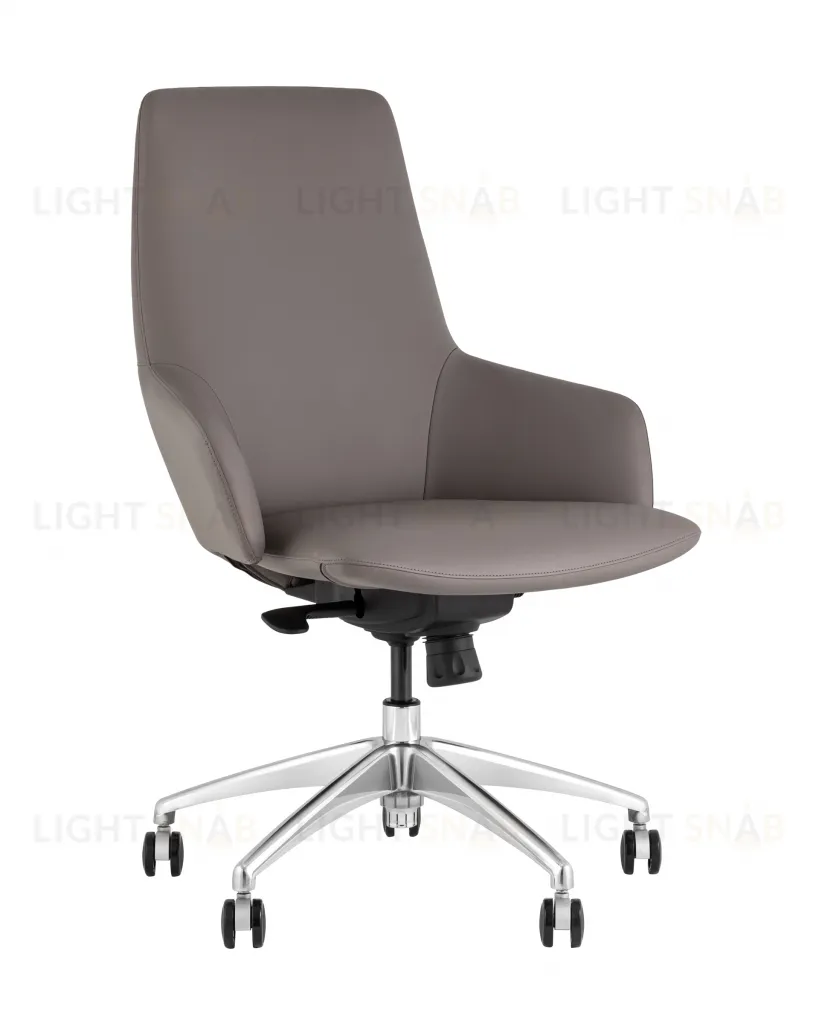 Кресло офисное TopChairs Bow серый УТ000038541