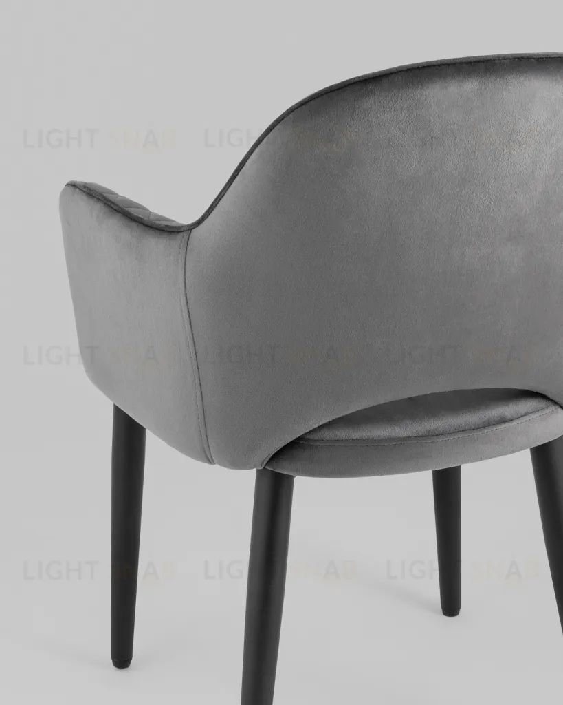 Стул Венера диамант велюр серый 2 шт УТ000038675