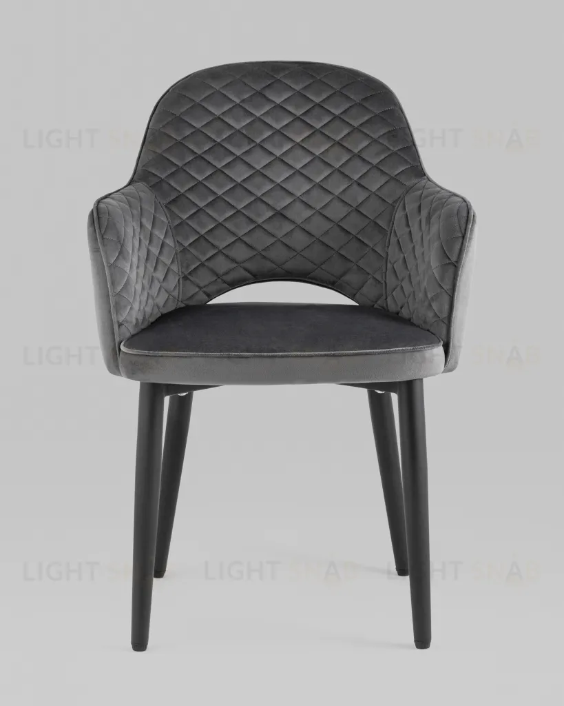 Стул Венера диамант велюр серый 2 шт УТ000038675