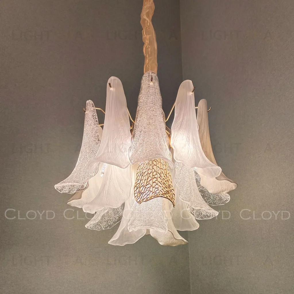  Люстра Cloyd WASABI C7 / Ø50 см - керамика - золото (арт.11325)  11325