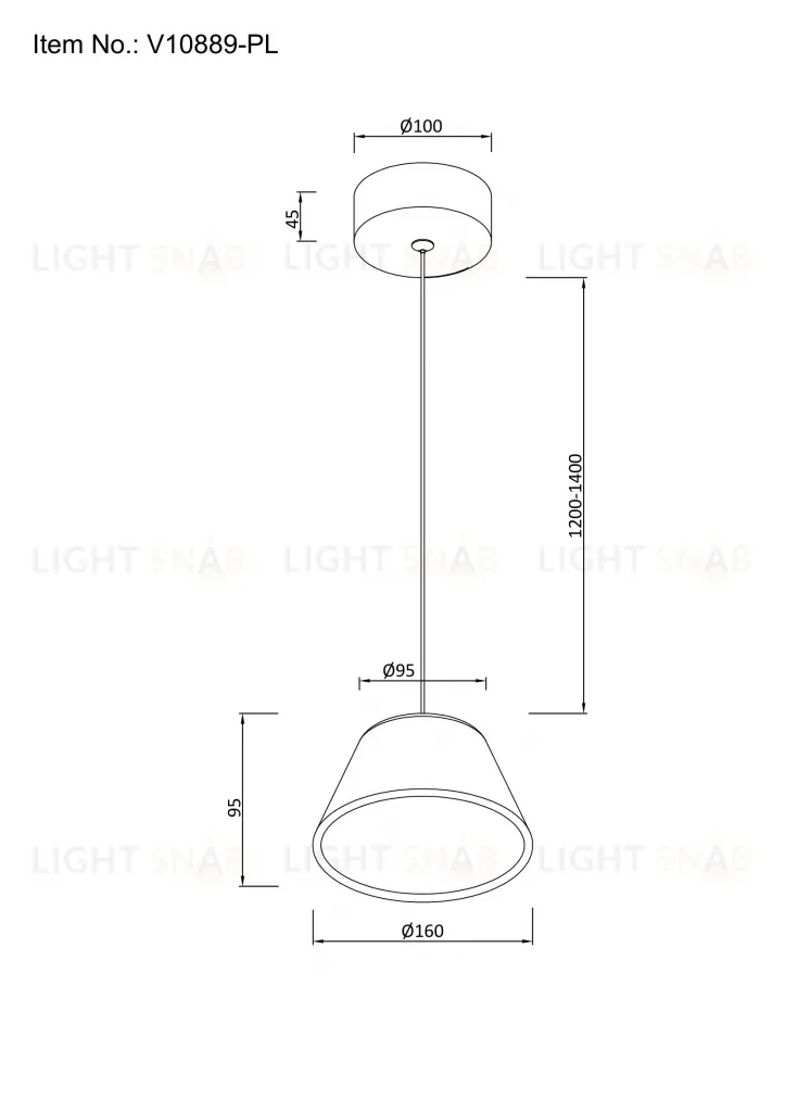 Светильник подвесной светодиодный Moderli V10889-PL Atla УТ000037996