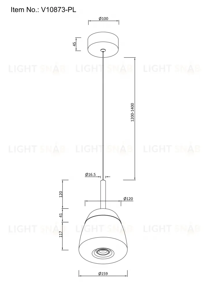 Светильник подвесной светодиодный Moderli V10873-PL Eir УТ000037980