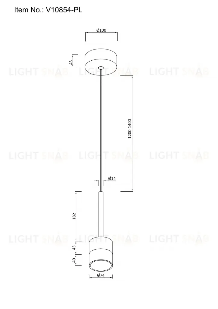 Светильник подвесной светодиодный Moderli V10854-PL Self УТ000037961