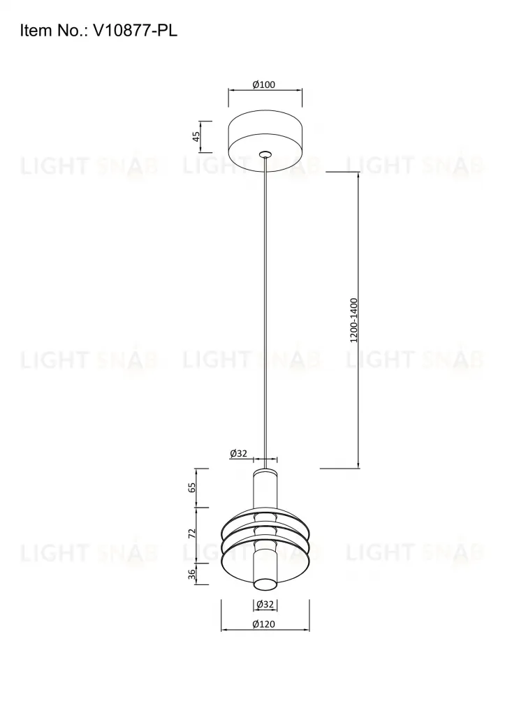 Светильник подвесной светодиодный Moderli V10877-PL Sylv УТ000037984
