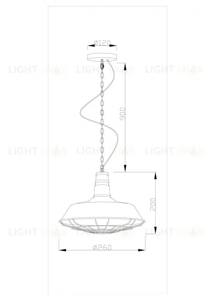 Подвесной светильник Moderli V1390-1P West 1*E27*60W УТ000017079