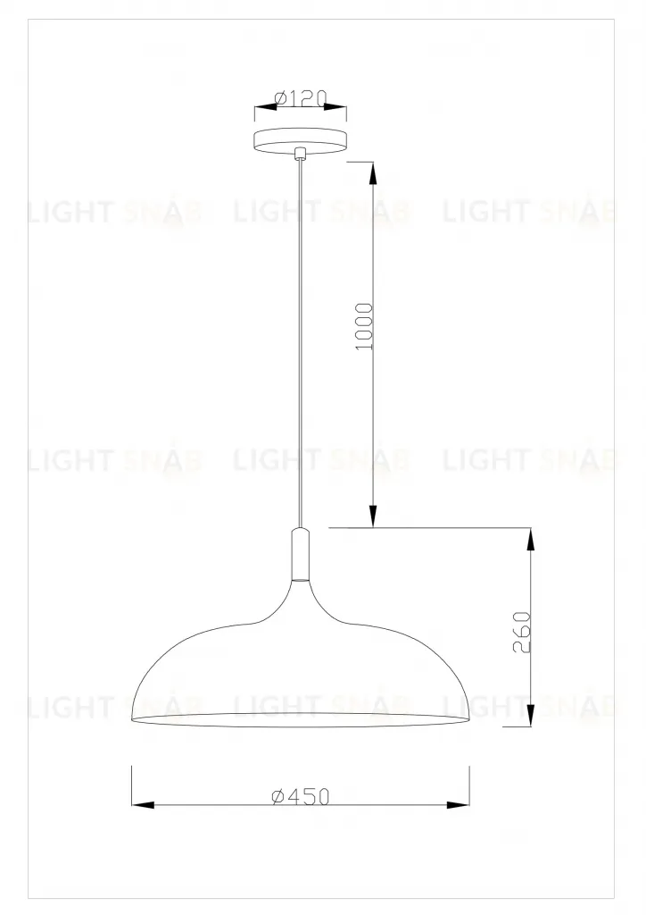 Подвесной светильник Moderli V1330-P Hygo 1*E27*60W УТ000017063