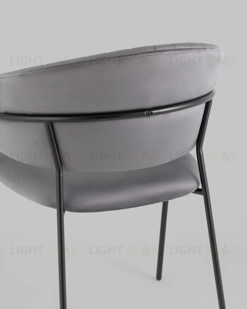 Стул Бруно велюр серый УТ000037667