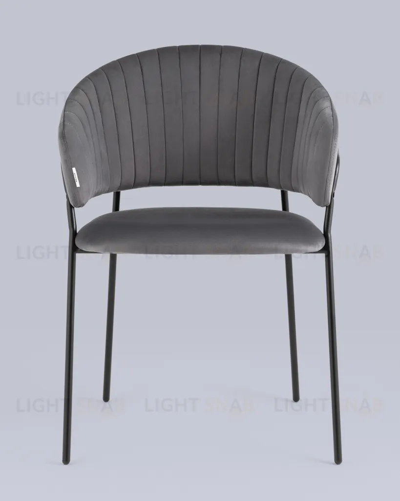 Стул Бруно велюр серый УТ000037667