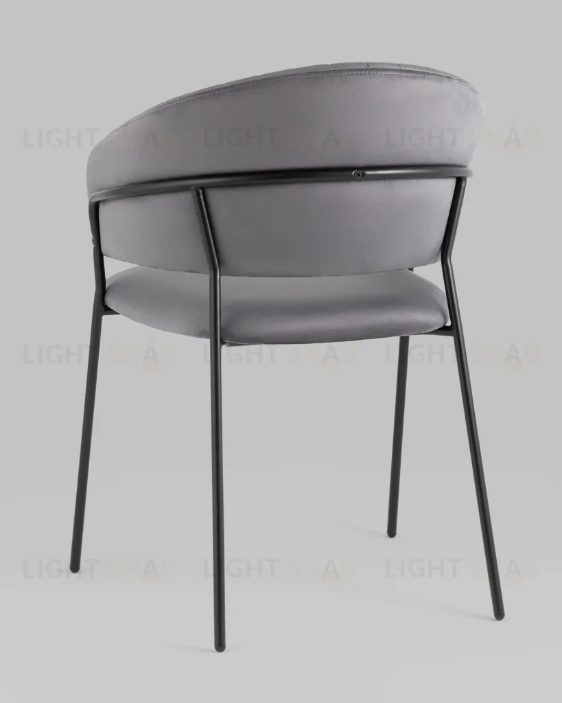 Стул Бруно велюр серый УТ000037667