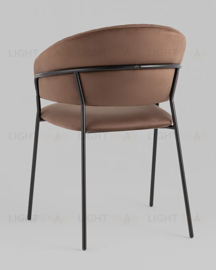 Стул Бруно велюр коричневый УТ000037663