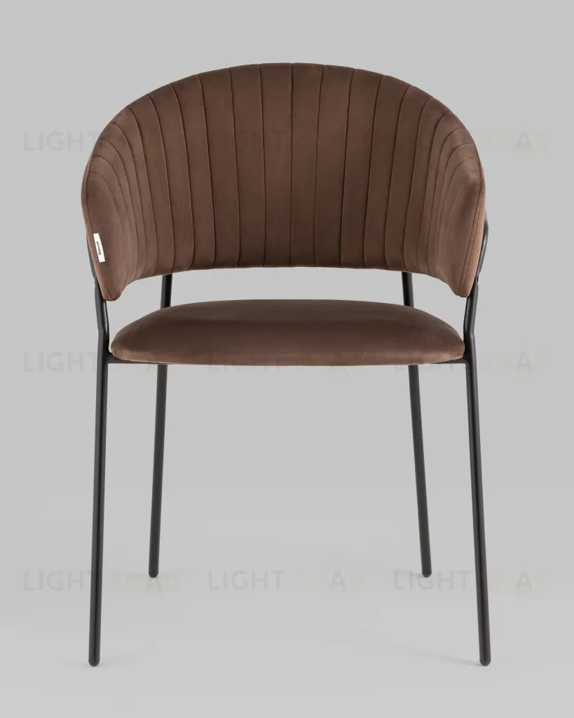 Стул Бруно велюр коричневый УТ000037663