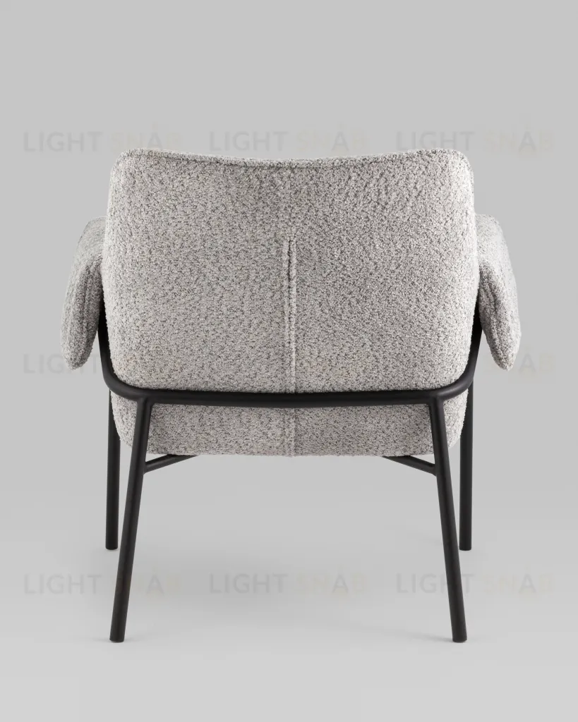 Кресло лаунж Бесс альпака серый УТ000037051