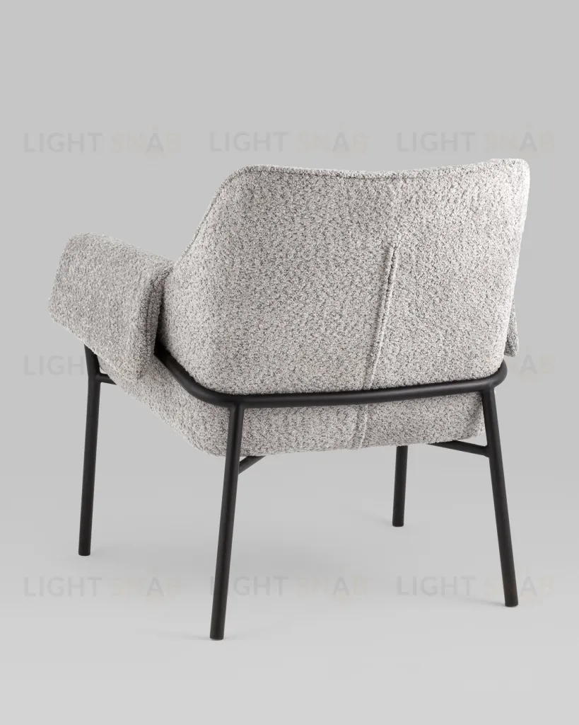 Кресло лаунж Бесс альпака серый УТ000037051